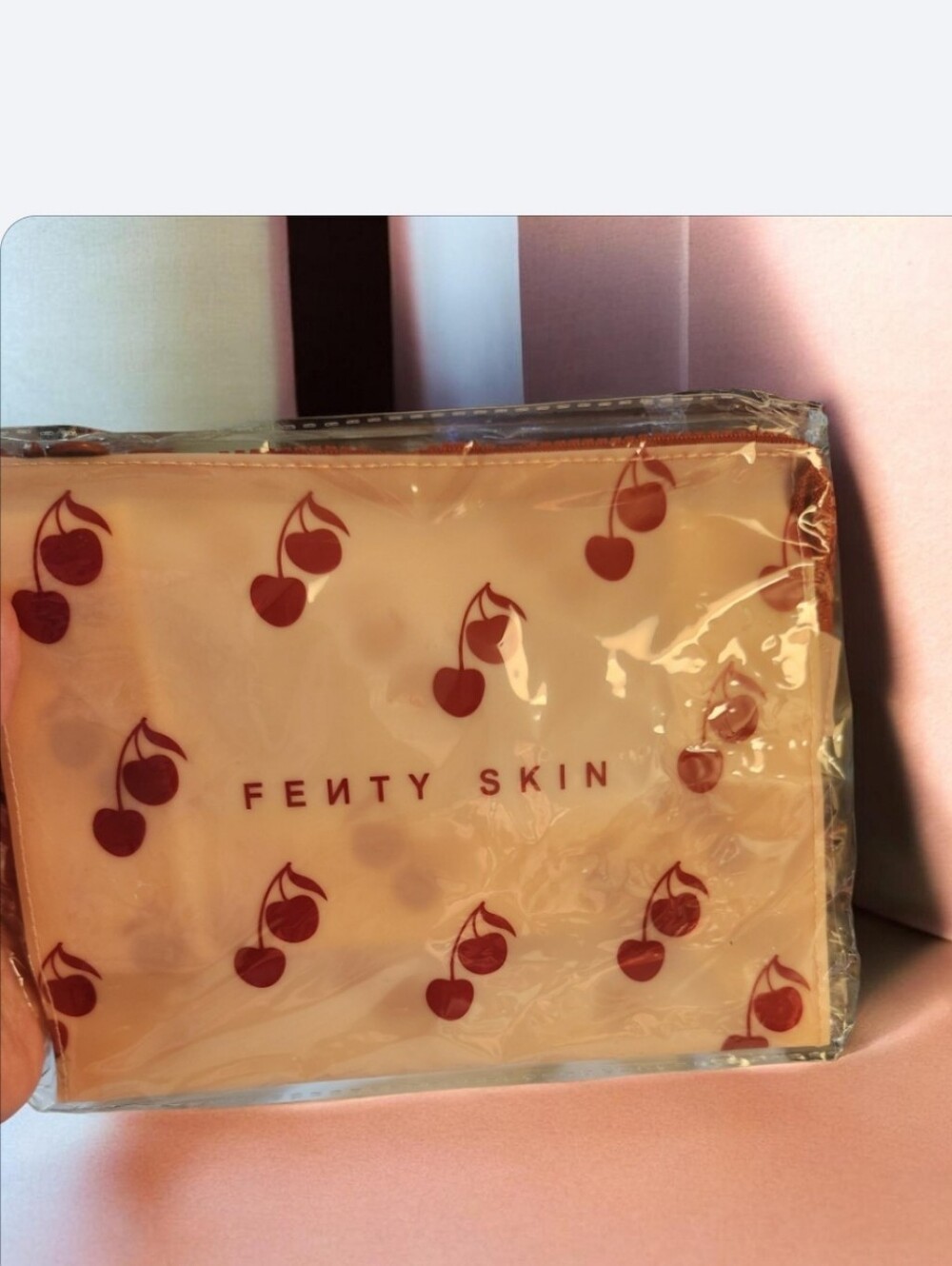 Fenty Cherry Print Cosmetic Pouch -NWT ■ Final Price